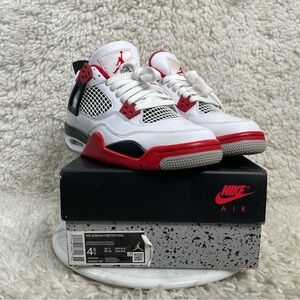 Nike Air Jordan 4 “Fire Red” 2020 Shoes 408452-160 Size 4.5Y Womens Size 6